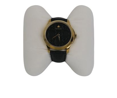 Gucci Leather 126.4 Watch, front view